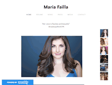 Tablet Screenshot of mariafailla.com